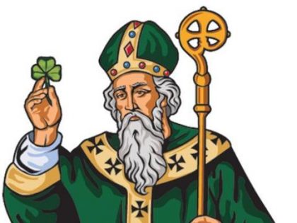 St. Patrick with Clover