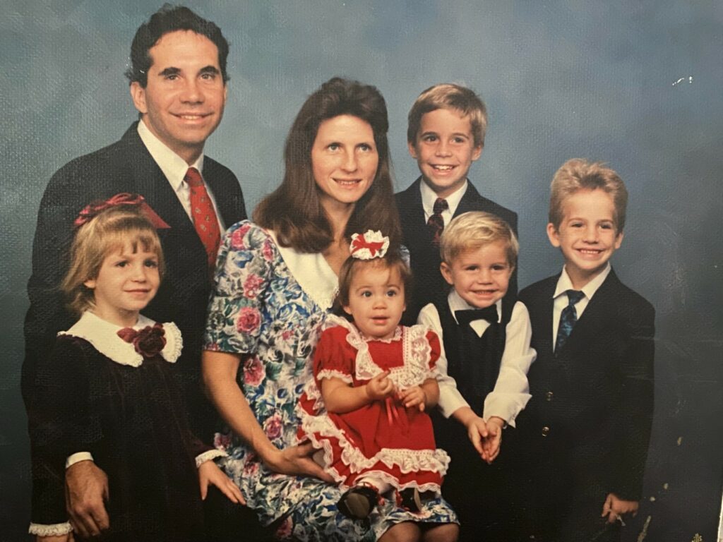 Young Matt in a Family Photo